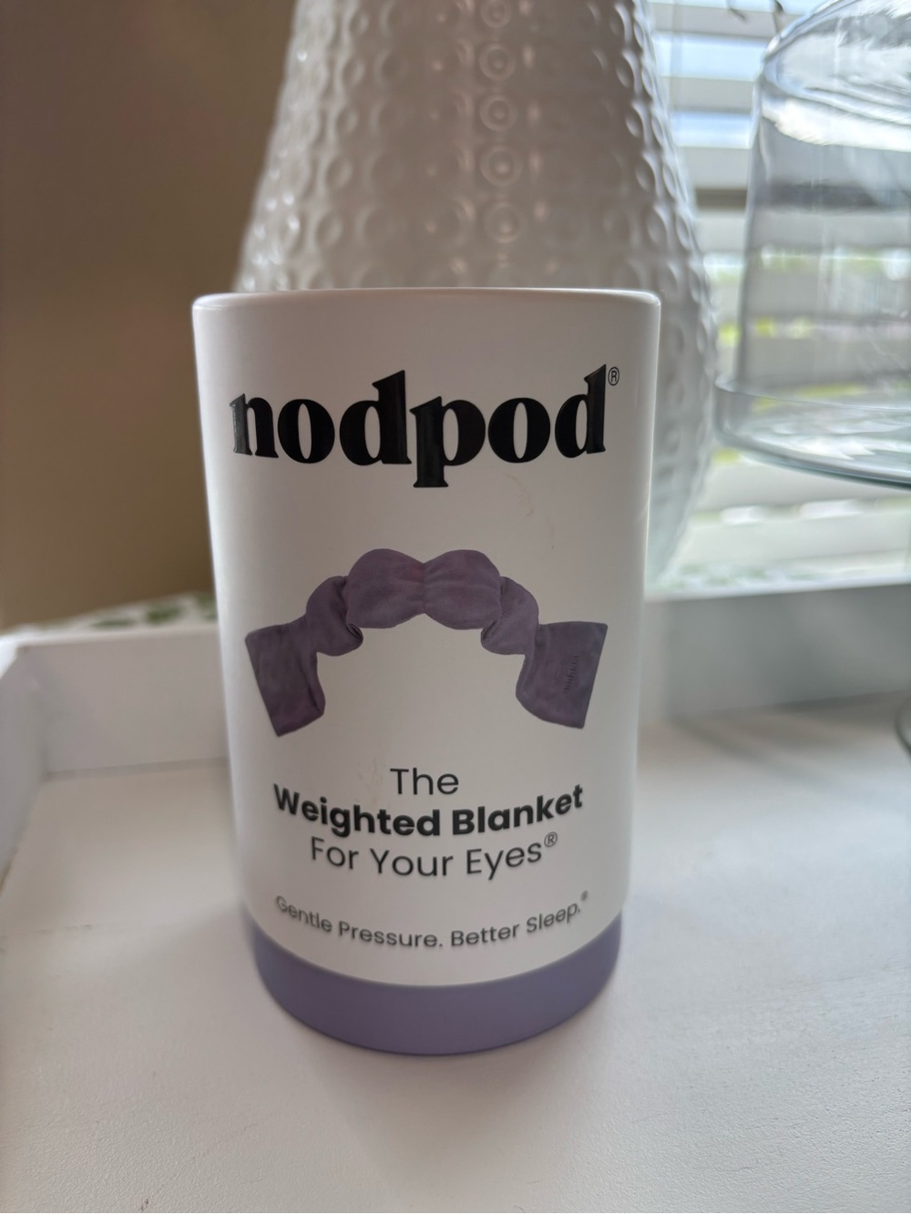 Nodpod Weighted Sleep Mask Eye Blanket - Wisteria NIB/NWT